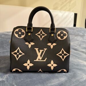 Louis Vuitton Speedy Bandoulière Bicolor Monogram